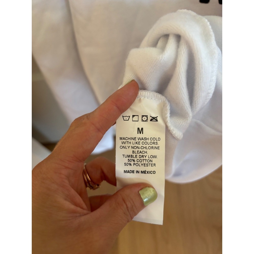 New Sad Boyz X Junior H 'Tu Eres Mi Extssy Model White Pullover Hoodie Size M - Picture 5 of 9